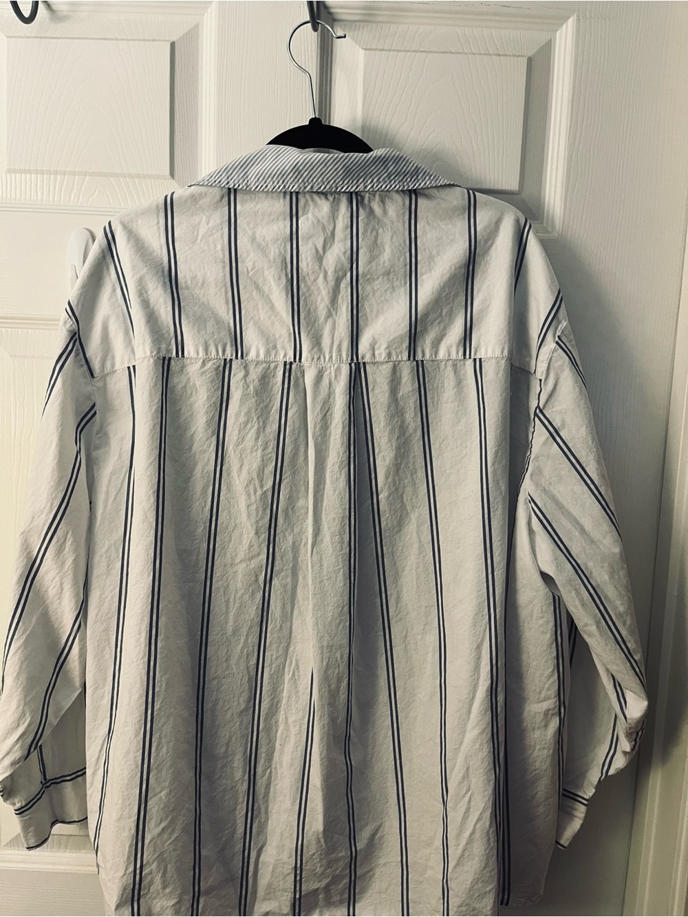 Aerie oversized cropped boyfriend-style shirt - M - Picture 4 of 5